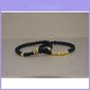 Elegant Copper Bead Bracelet With Micro Paved Zirconia Crown For Couples And Gift Giving