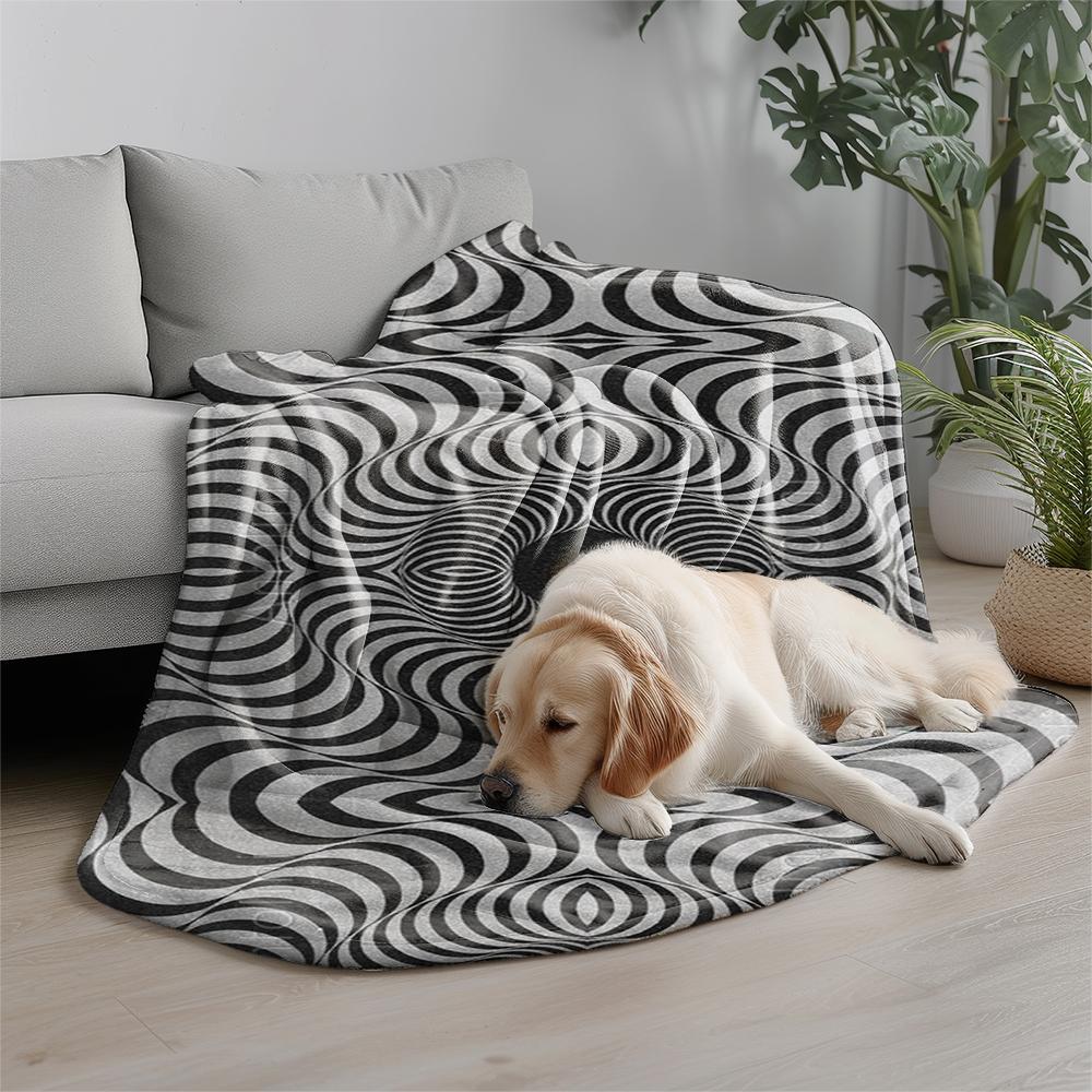 Twist Pattern Blanket Polyester Cover Bedroom Living Room Sofa Soft Comfortable Home Decoration Curtains Made Of Area Window Treatment