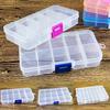 10/15/24 Compartments Plastic Box Jewelry Bead Storage Container Craft Organizer
