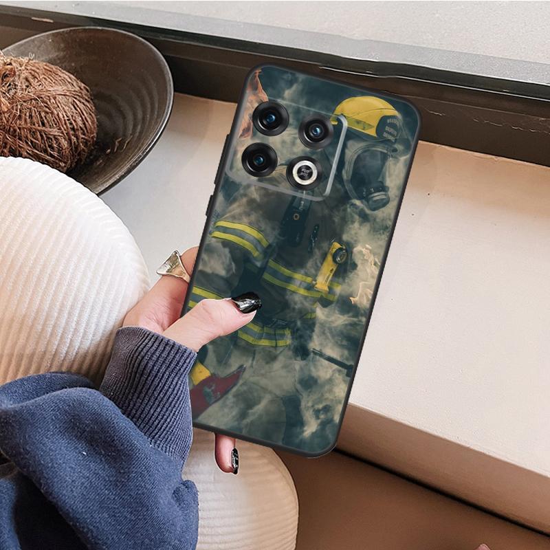 

Firefighter Fireman Heroes Case For OnePlus 15 R 13 R 12R 10R 8T 10T 13T 12 11 10 Pro Nord 5 CE 4 3 2 Lite N20 N30 Cover OnePlus 15R