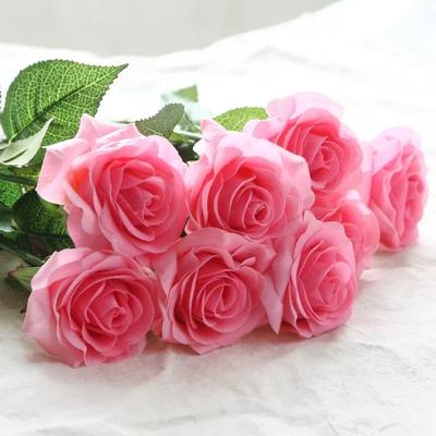Latex Real Touch Rose Künstliche Silikonrosenblumen für Hochzeit, Heimpartydekoration, Kunstblume, Weihnachts-Neujahrsgeschenk