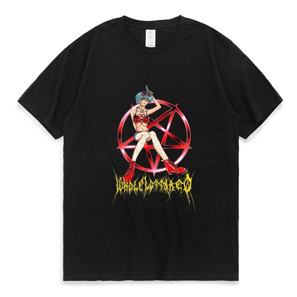 

Playboi Carti WLR Whole Lotta Red аниме футболка унисекс женские летние забавные футболки Pirnt с коротким рукавом модная удобная футболка унисекс
