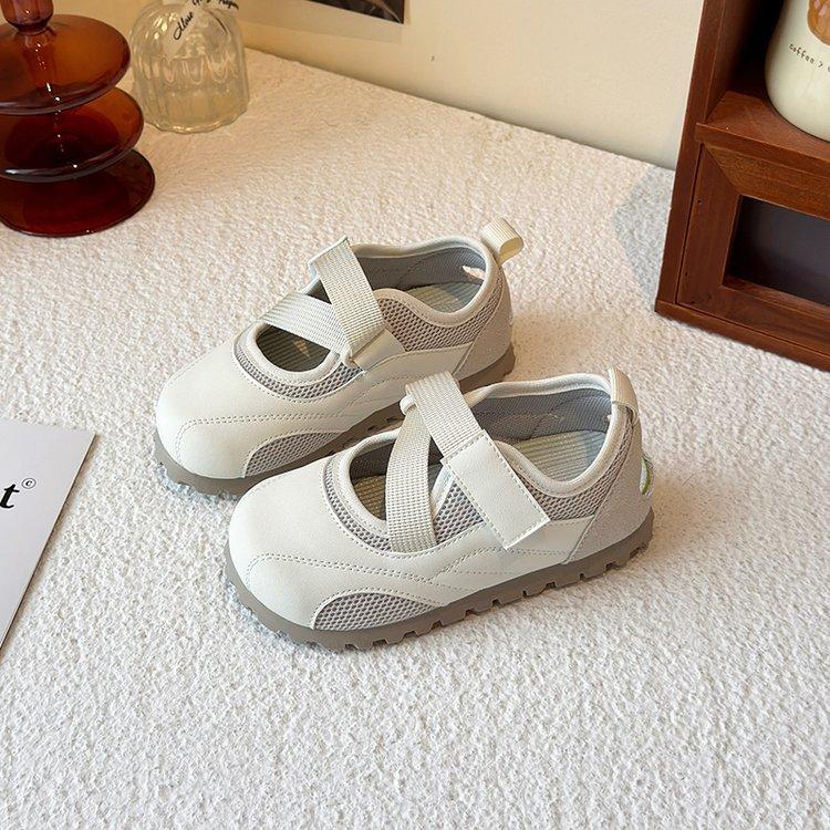 

Girls Lightweight Sports Shoes Girls Puff White Shoes, Breathable Casual Shoes Fashionable German Training Shoes 36 бежевый