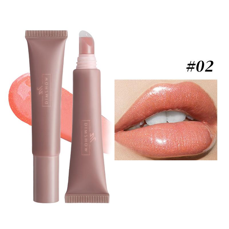 

Lip Balm Long-Lasting Moisturizing Liquid Gel, Coffee Raspberry Lip Care Essence, Valentine S Day Gift