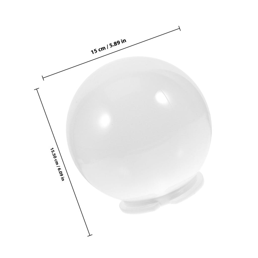 Post Lamp Shade Outdoor Globe Plastic Light Cover Replacement Dome Lampshade for Garden Patio Porch Walkway Exterior Use