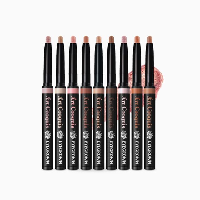 MAKEheal - EYECROWN Art Croquis Fanta Stick Shadow - 9 Colors #05 Flamingo