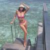 Four-Piece Sexy Bandeau Bikini Set - European & American Nightclub Fashion