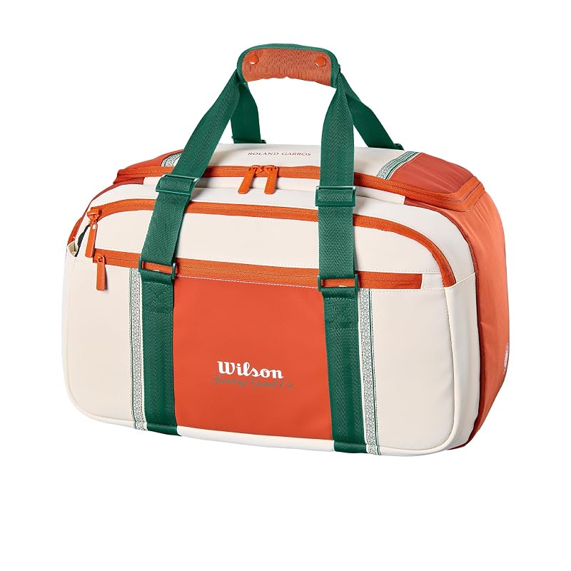 Wilson Tennisschläger Tasche Roland Garros 2026 Kleine Sporttasche Creme/CL