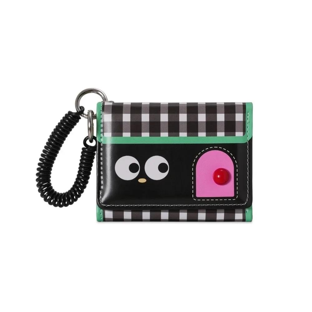 

Casual Korean Style Embroidery Sausage Dog Wallet Purse Cartoon Coin Pouch Card Holder Ultra Thin PU Leather Card Holder Outdoor чёрный