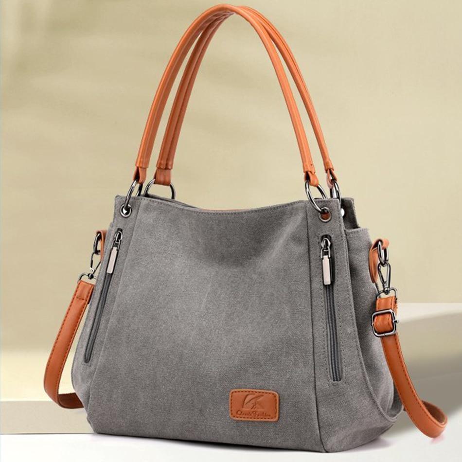 Women Bags Fashion Designer Shoulder Crossbody Bag for Women 2024 Female Messenger Bag Women's Purse Lady Canvas Cloth Handbag