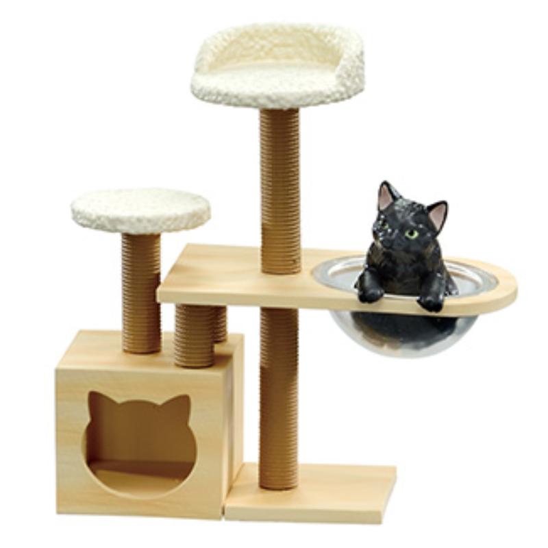 Re-ment Capsule Eat Play Cat My Daily Life with Cats Cat Cage Sleeping Sofa Computer Desk Cat Tree Miniature Desktop Ornaments