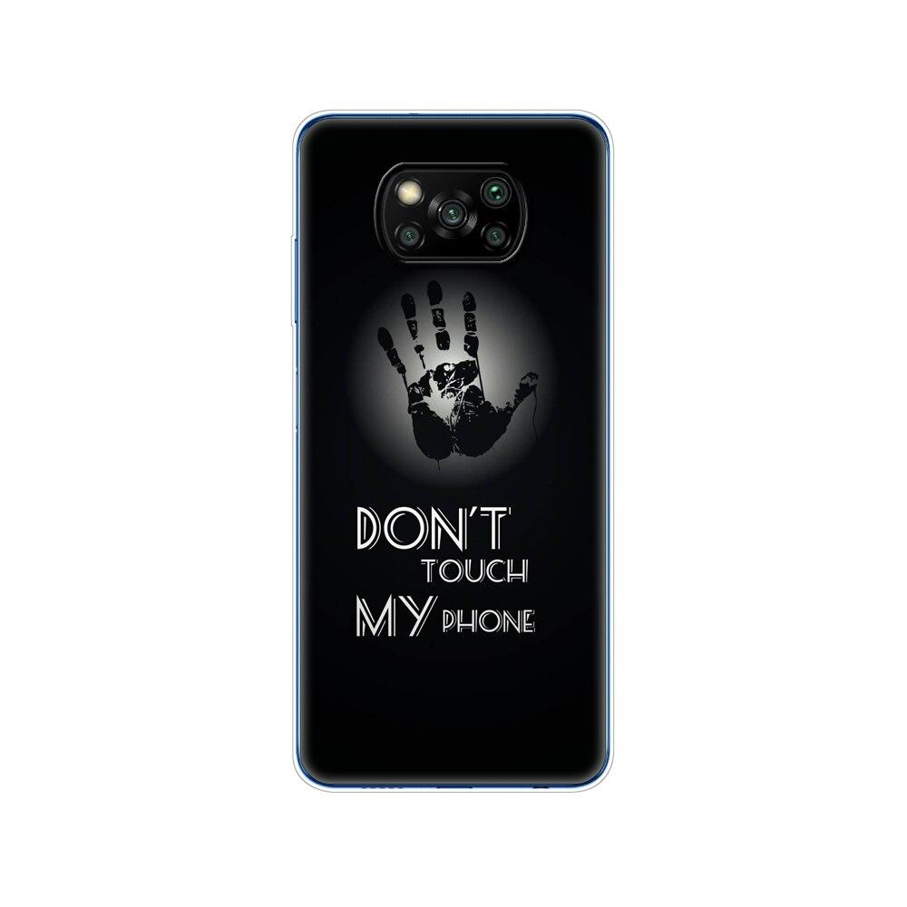 Für Xiaomi Poco X3 NFC x3 pro Hülle Silikon Weiche Rückseite TPU Bumper für Poco X 3 NFC 6.67'' Global Handyhülle Winter Schnee Weihnachten