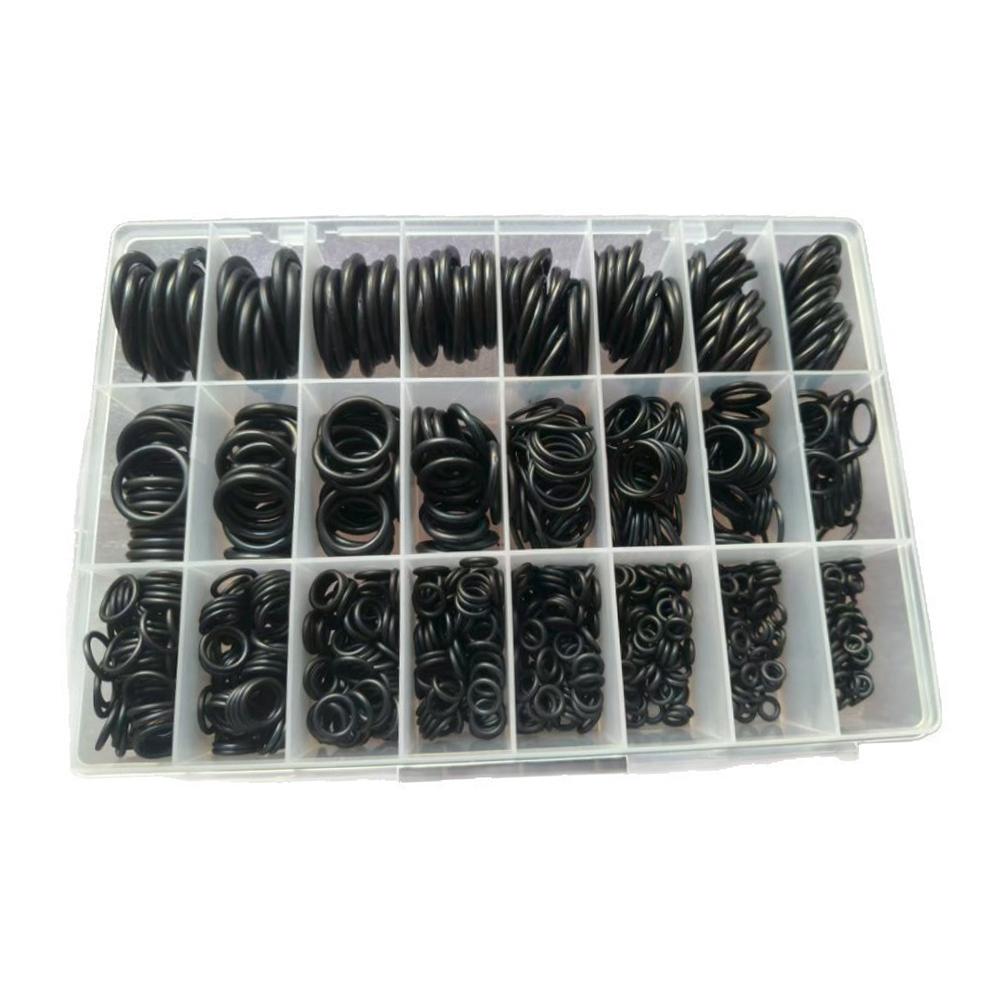1200 pcs O Ring Kit Rubber Material for Durable Sealing and Oil Resistant High Temperature Applications in Various Repairs