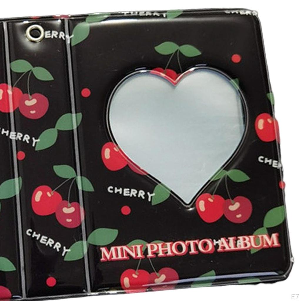 3 inch Card Holder Mini Album for Photos and Cards with 40 Pockets Travel Events