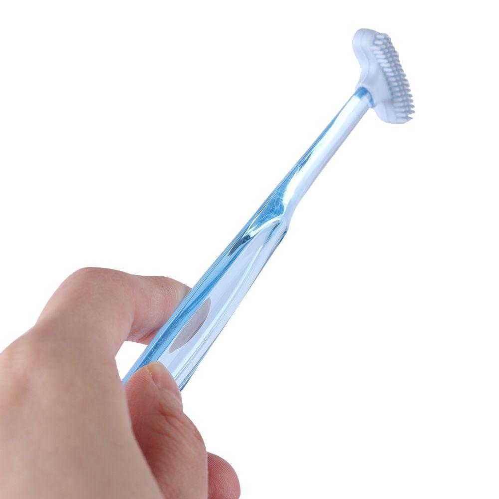 Bad Breath Health Care Tool Set Hygiene Tongue Scraper Cleaner Brush Dental Care Oral Clean Useful Soft