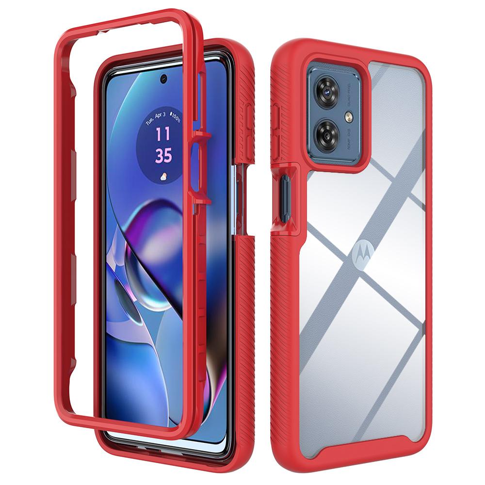 

for Moto G54 5G Phone Case, Shockproof Clear Case, TPU Bumper Rugged Cover For Motorola Moto G54 5G Protective Case PC TPU&JUST CASE