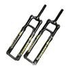 140mm Travel Adjustable Mountain Bike Suspension Fork with Lockable Aluminum Alloy Design