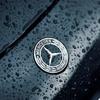 Car for Mercedes benz AMG 1PCS 57mm Wreath Flat Bonnet Badge Emblem for Mercedes Benz W124 W140 W163 W202 W203 W204 W208 XT3