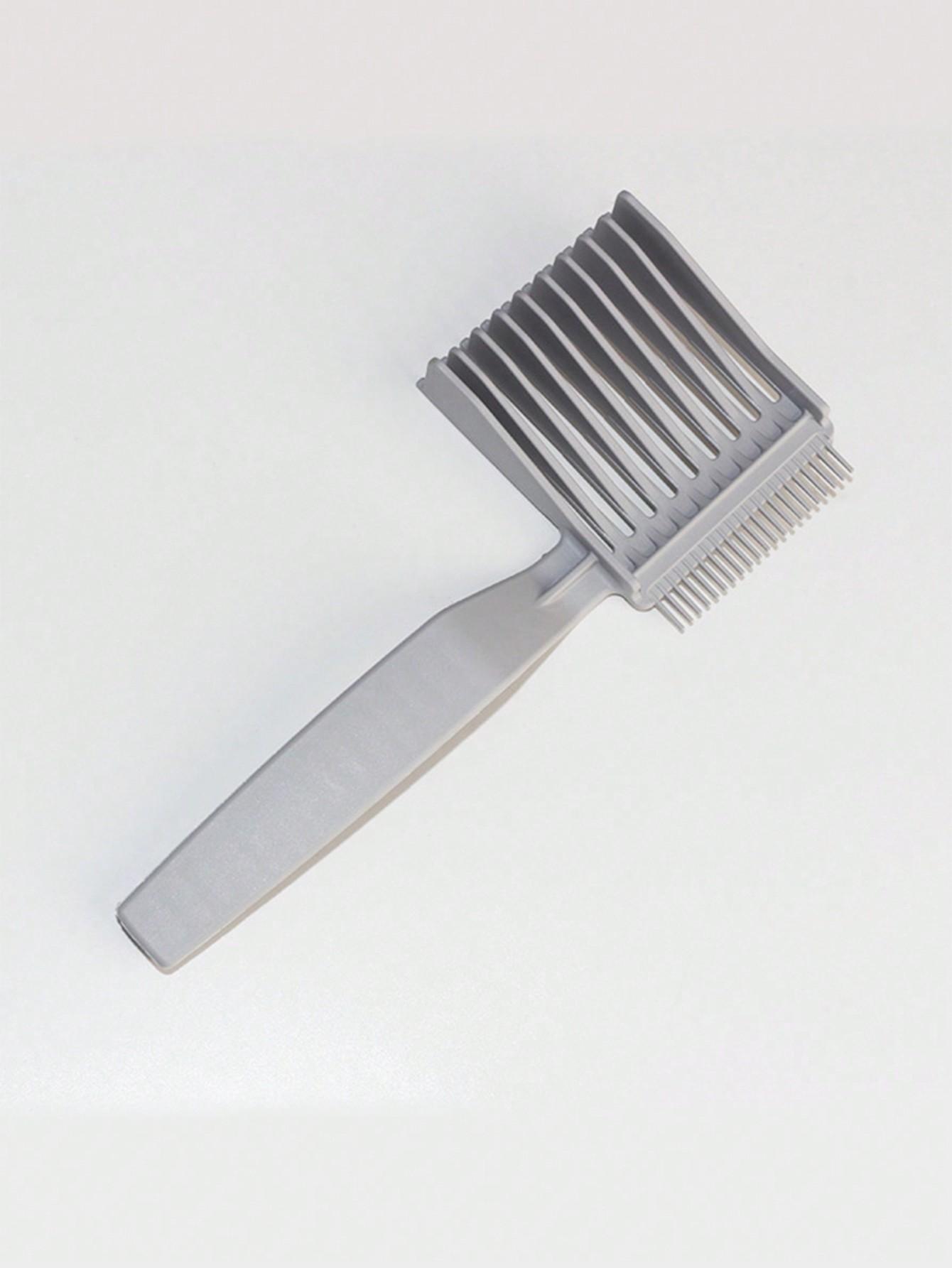 

1PCS Men Adults Children Long Handled Push Cut Comb Hair Cutting Comb Gradient Styling Push Edge Positioning Comb High Quality серый