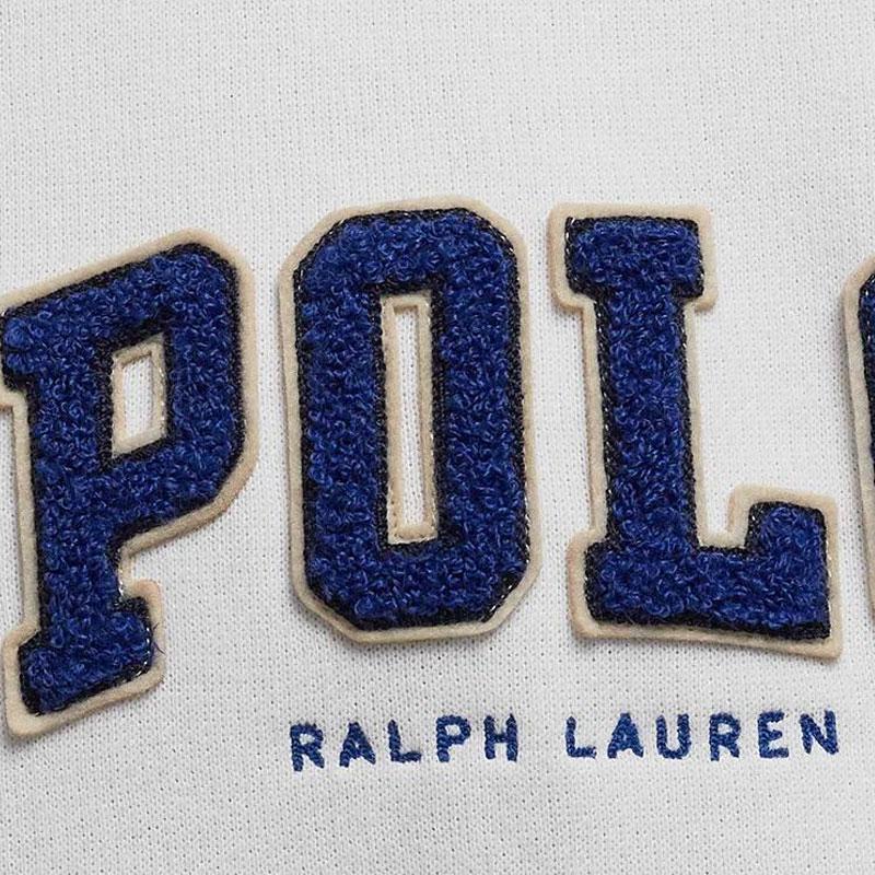 Polo Ralph Lauren Geborduurde Letter Mock Neck Half Zip Zak Lange Mouw Sweatshirt Heren sweatshirt 710959021-002