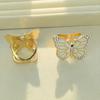 Rhinestone Butterfly Scarf Ring Elegant Scarf Clip Ring X-shape Scarf Holder Ring for Women Silk Scarves Neckerchief Shawls Fashion Accessories
