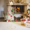 Mini Christmas Tree Desktop Iron Xmas Tree Small Size Christmas Table Decoration For Home Office Party Adornment