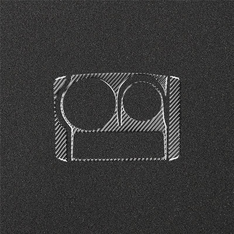 Carbon Fiber For Toyota 4Runner 2010- LHD Center Control Cup Holder Panel Cover Interior Accessories-A87Q