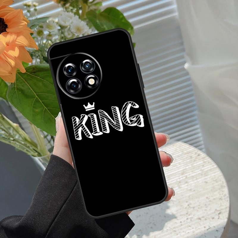 Queen King Crown Case For OnePlus 15 15R 12 12R 13T 13R 13 11 10 10R 10T 8T Nord 5 CE 2 3 4 Lite N20 N30 Cover