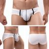 Breathable Nylon Men's Briefs Sleek Comfortable Low Waist Sexy Mesh Design Elastic Perfect Fitting Underwear