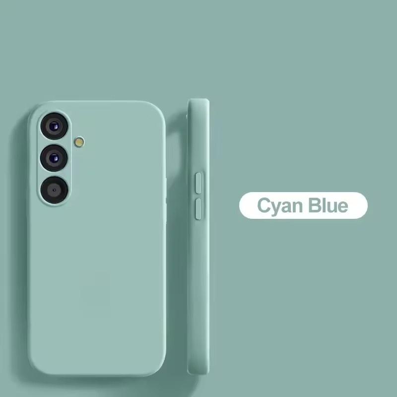 Kamerabeskyttelse Mykt Telefondeksel for Samsung Galaxy A05 A15 A25 A35 A55 5G Flytende Silikon Par-deksel A 15 4G A55 A25 Global