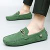 Fashion New Mens Shoes Elegantes Men Loafers Soft Moccasins Spring Autumn Male Leather Shoes Men Slip On Flats Lightweight Driving Shoes
