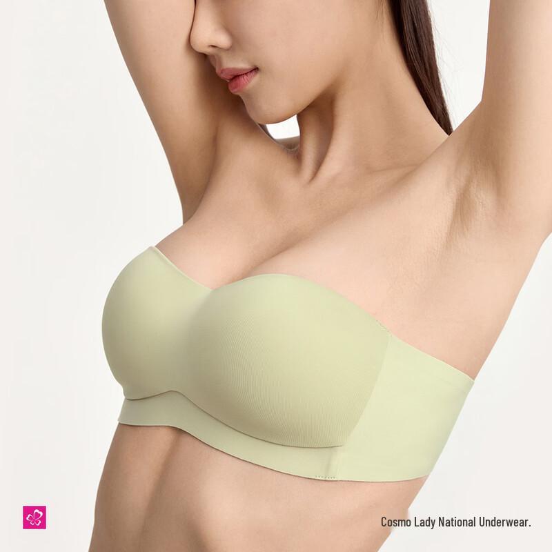 Urban Beauty Women's Seamless Strapless Bandeau Bra