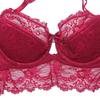 Amazon Exclusive Brand Garter Sexy Lingerie Set [varsbaby] Bra, Belt, Shorts, Stockings, 4-piece Set, (V399SP, Red, 85D)