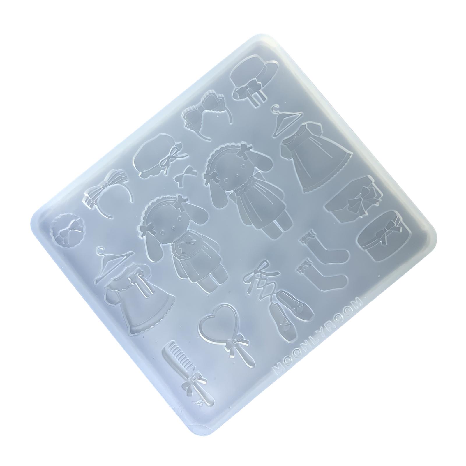 

Практичные аксессуары для рукоделия Удобный набор силиконовых форм для создания различных поделок и проектов по изготовлению украшений ручной работы