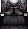 Leder Autositzbezug, Der Vollständig Umhüllende Autositzschoner mit Kopfstütze Lendenkissen Universelle Passform