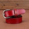 Womens Leather Genuine Waist Belt With Trendy Metal Clasp For Everyday Fashion