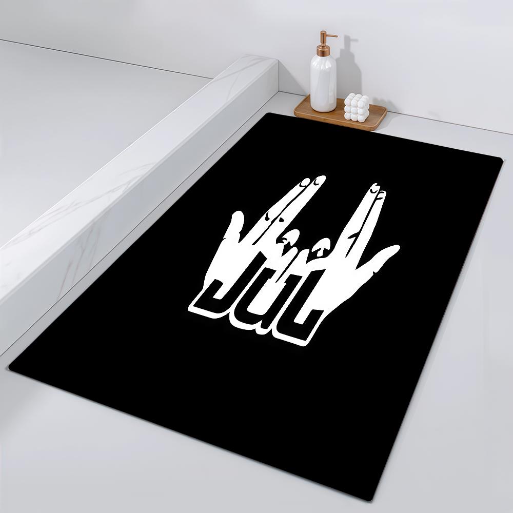

Door Mat Bedside Entrance Rapper Bath Floor Decoration Corridor Door Mat Carpet Living Room Cool J-Jul Balcony FLR40x60CM