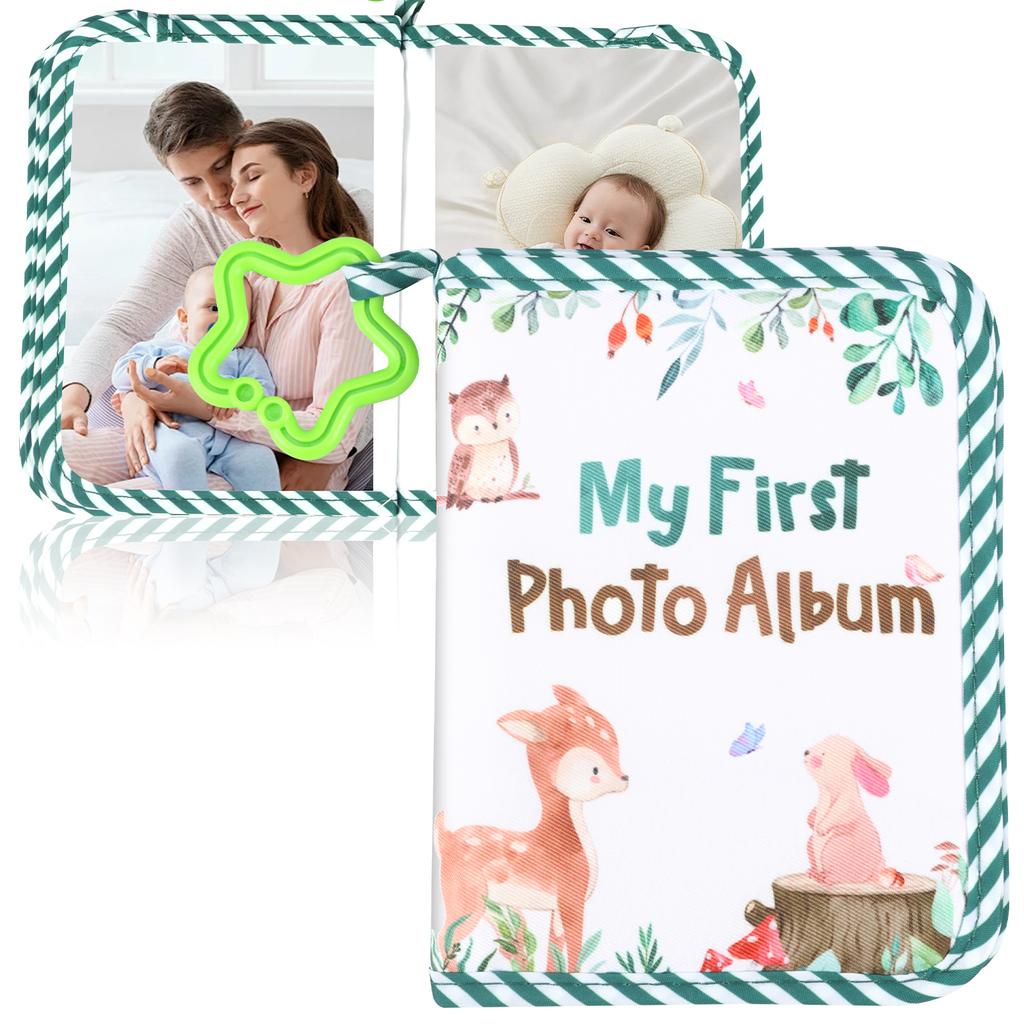 Baby Fotoalbum Erstes Jahr Baby Fotoalbum Wachstum Babys Alben Dusche Gast DIY Giraffe Fotoalbum mit Familienaufzeichnung