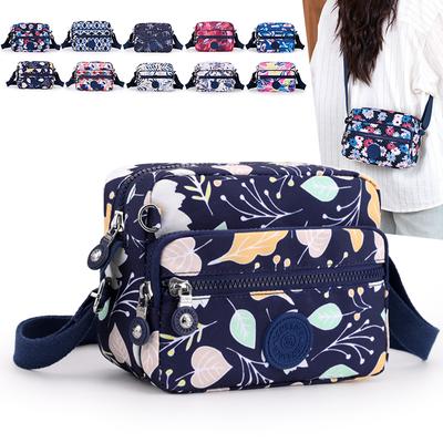 Women's Bag Print Crossbody Bag Middle-Aged and Elderly Mother Shoulder Bag