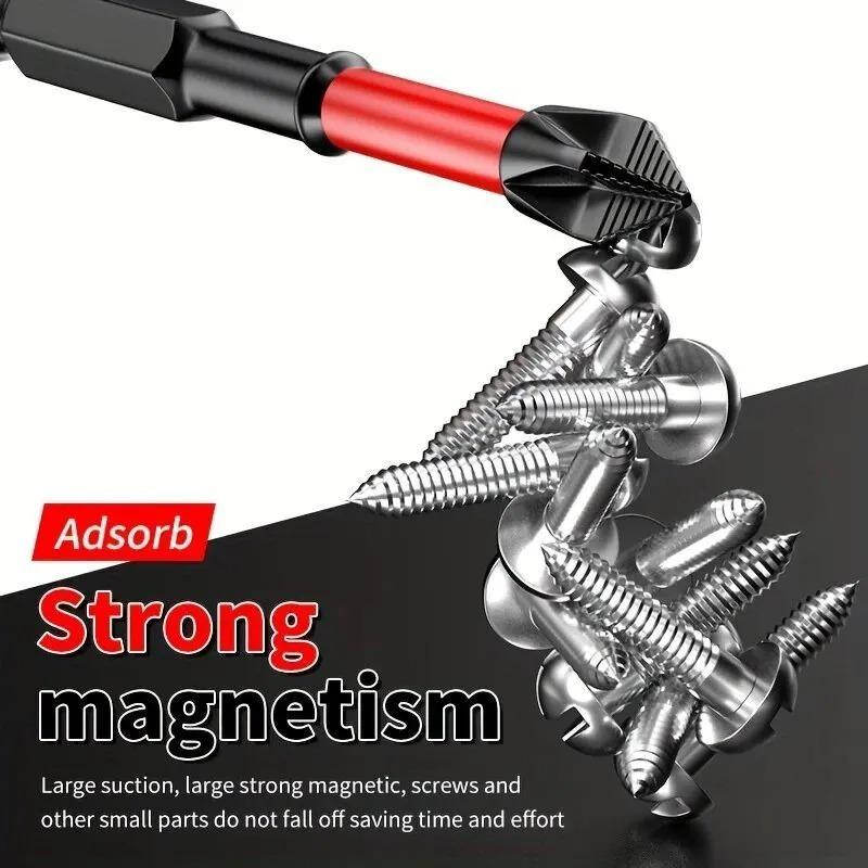 Magnetic Anti-shock Batch Head High Hardness Non-Slip Impact Bits Cross Screwdriver 25/50/65/70/90mm Screwdriver Set