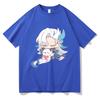 Genshin Impact Neuvillette T Shirt Fashion Unisex Harajuku Funny Kawaii TShirt Unisex High Quality Anime Casual Cotton Tees Shirts