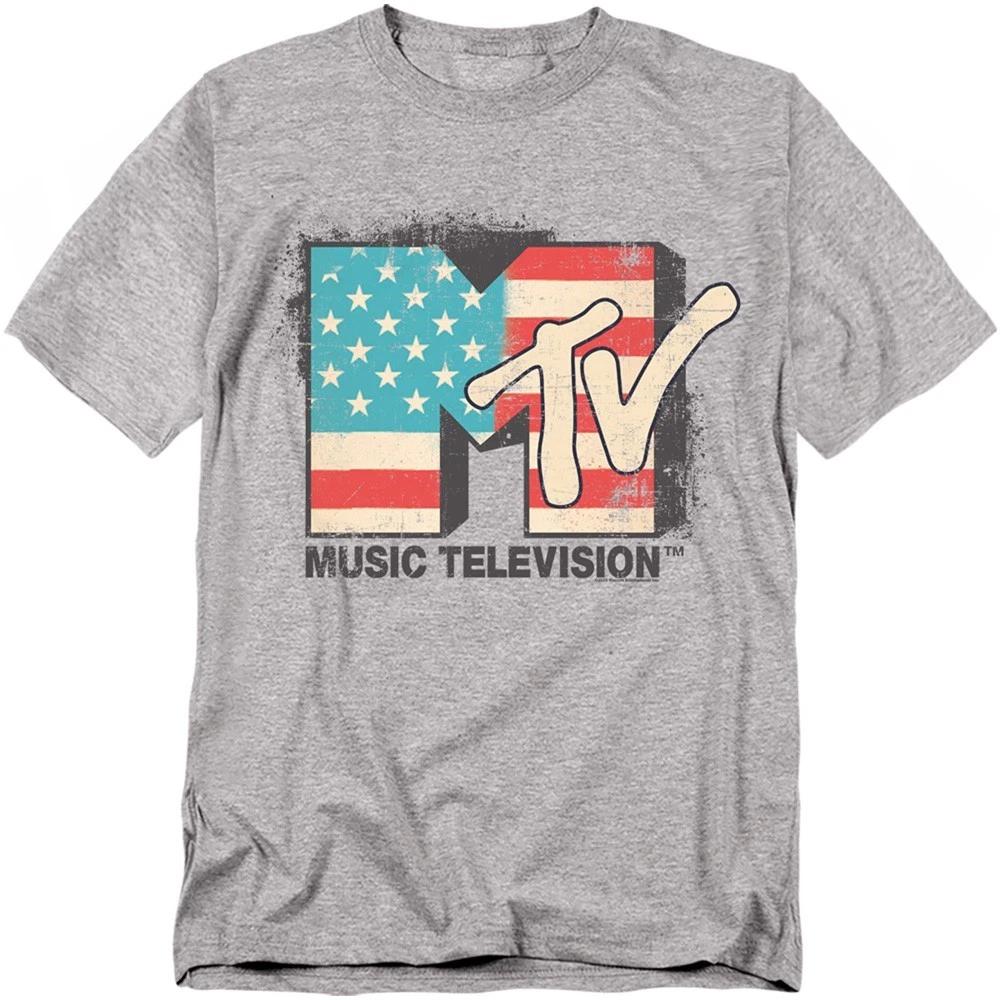 MTV AMERICAN LOGO Cartoon Licensed Adult Men s Graphic Tee Shirt SM-5XL 3XL