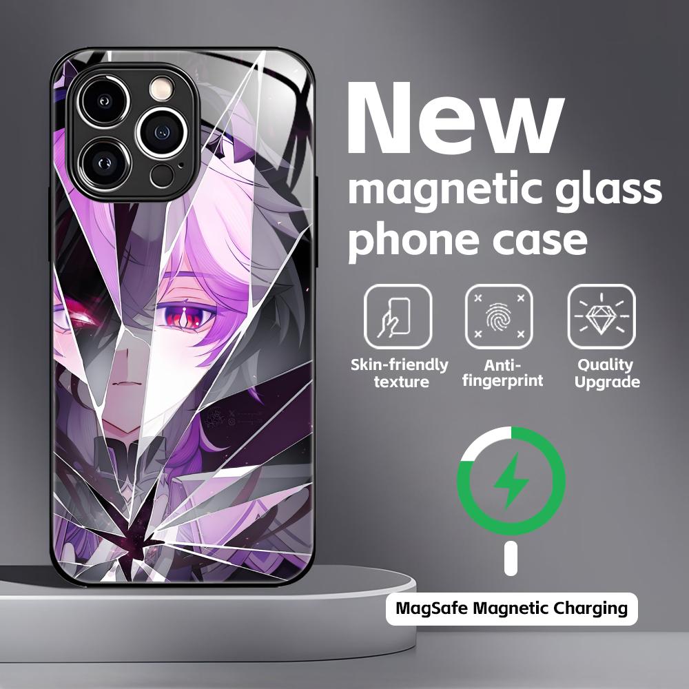 Genshin Impact Durin Phone Case For iPhone17 16 15 14 13 12 11 X XR XS 8 Plus Mini Pro Max Glass Magnetic Case