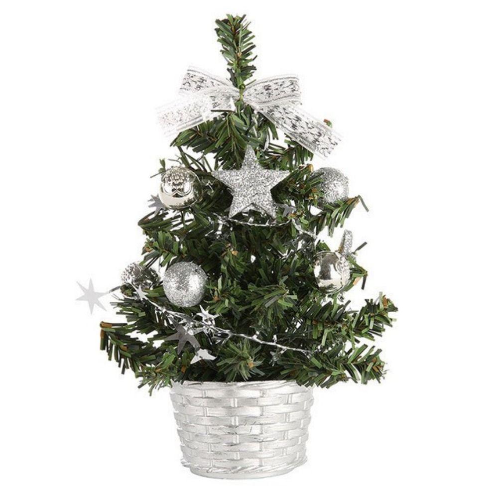4Colors Christmas Tree 20cm Artificial Christmas Tree New Home Bedroom Party Decorations