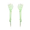 2PC Simulated Hand Bone Skeleton Garden Ghost Hand Bone Yard Ground Insert Halloween Multiple Options Available
