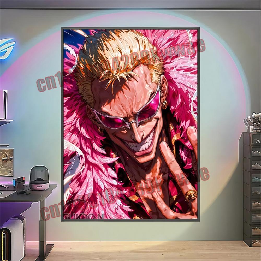 Monkey D Luffy Epic Anime Poster  Dynamic One Piece Premium Canvas Wall Decor Ideal for Bedroom  Anime Collection Fans
