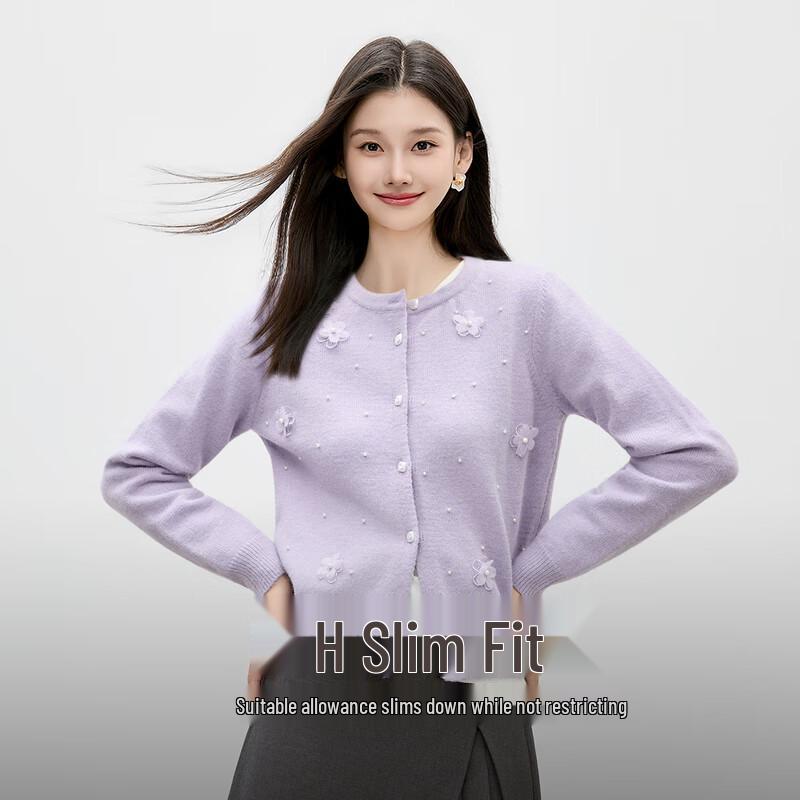 

Women s 3D Floral Knit Cardigan XL