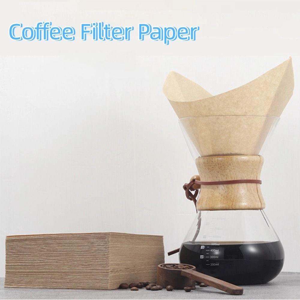 40 Stück Faltbare Quadratische Kaffeefilterpapier Einweg Kaffeemaschinenpapier Outdoor