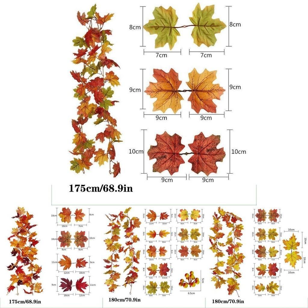 Wunderschöne und lebensechte künstliche Ahornblätter zur Heimdekoration