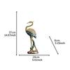 Animal Crane Statue Sculpture Resin